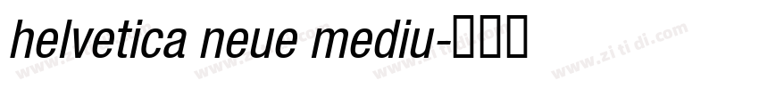 helvetica neue mediu字体转换